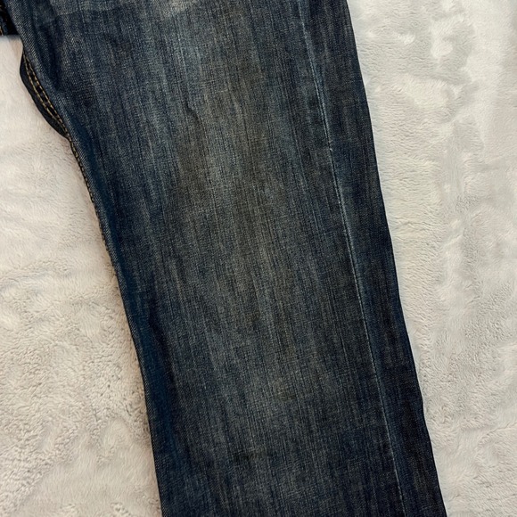 Levi Strauss & Co 527 Slim Bootcut Jeans Mens 30x32 Dark Wash Denim 527-0493 - Picture 11 of 12
